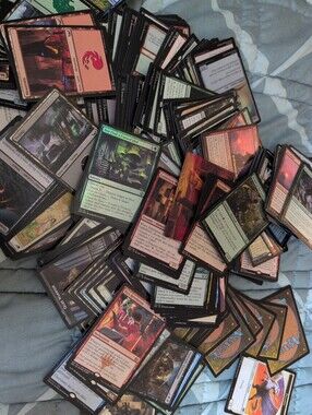 Magic Mixed Color Card Bundle - Red, Green, Black, Blue
